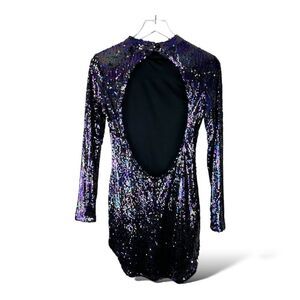 fashion nova royal blue prom dress Royal Blue Beaded Appliques Mermaid Velvet Slit Long Train Prom Dress main image 1